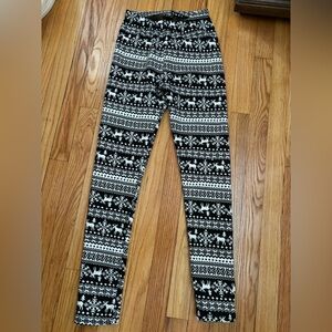 Fleece Lined Winter Leggings XS